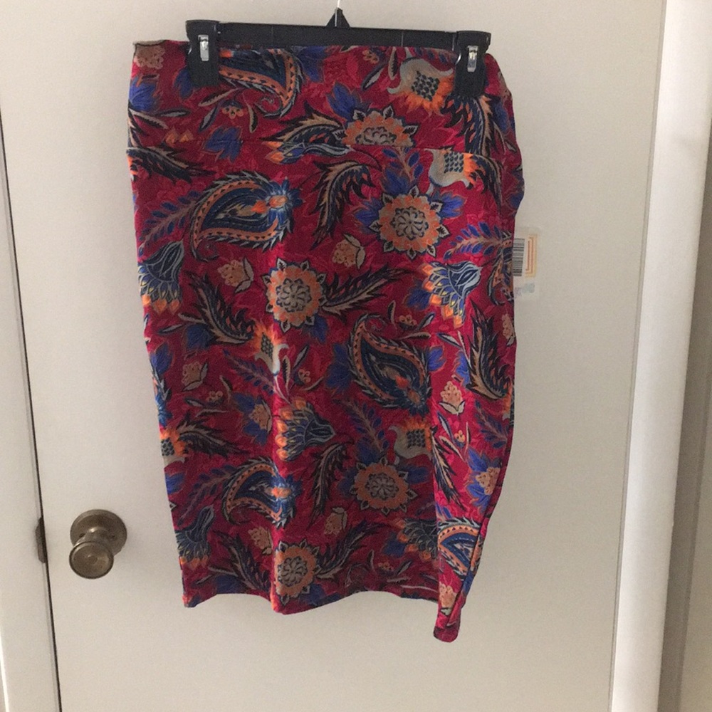 Lularoe XL Cassie paisley pencil skirt